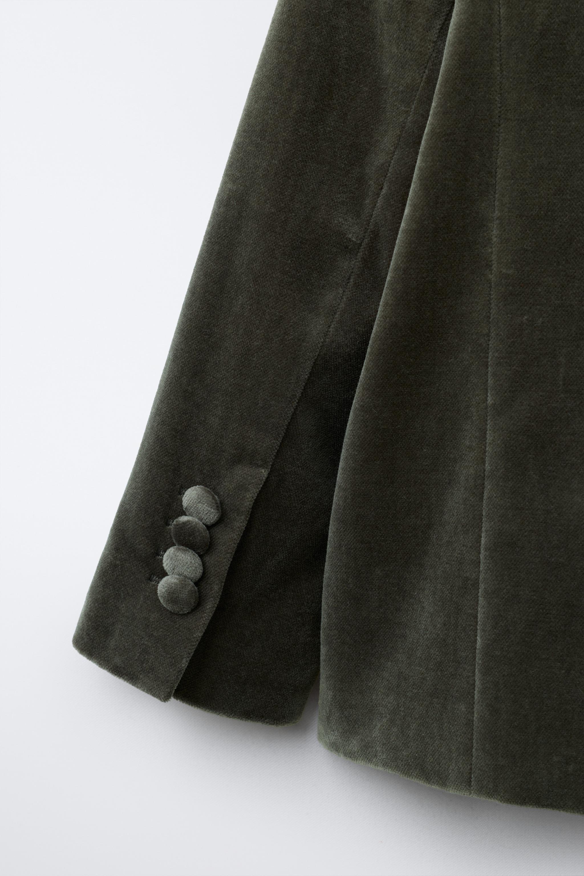 VESTE DE COSTUME EN VELOURS